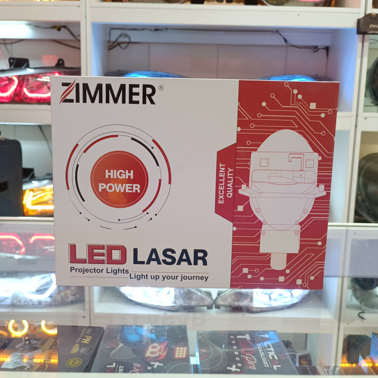 لنز چراغ خودرو برند زیمر مدل z25کربن سایز ۲.۵اینچ