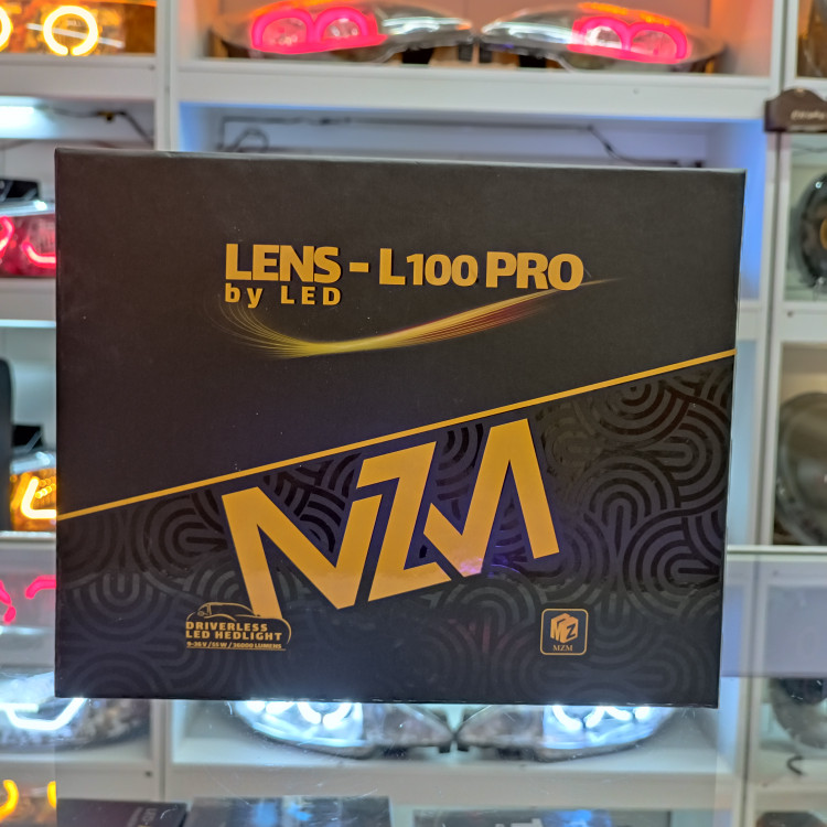 لنز چراغ خودرو برند mzm سایز ۳اینچ مدلbi led L100pro