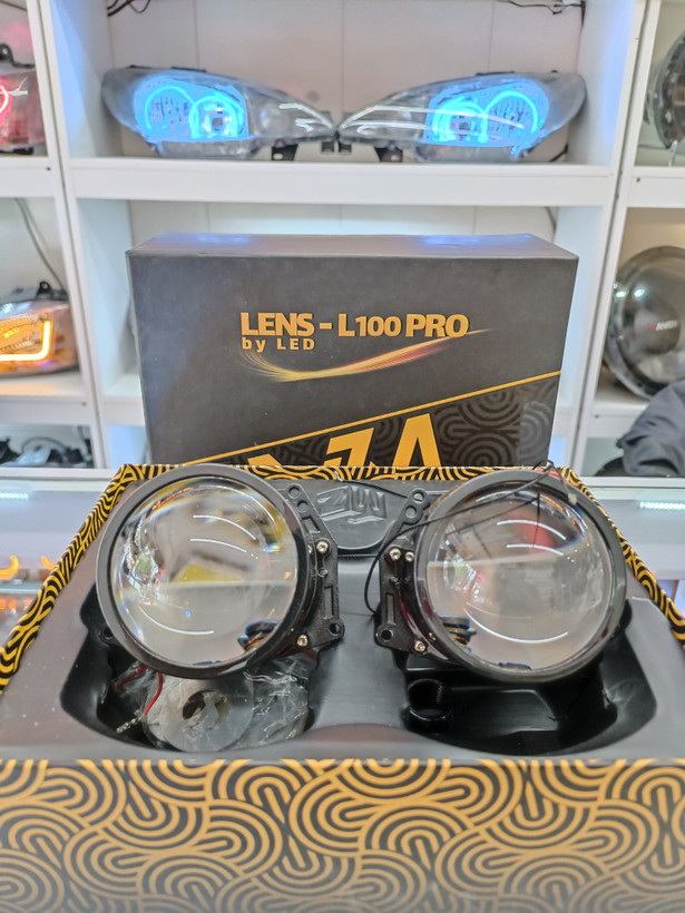 لنز چراغ خودرو برند mzm سایز ۳اینچ مدلbi led L100pro